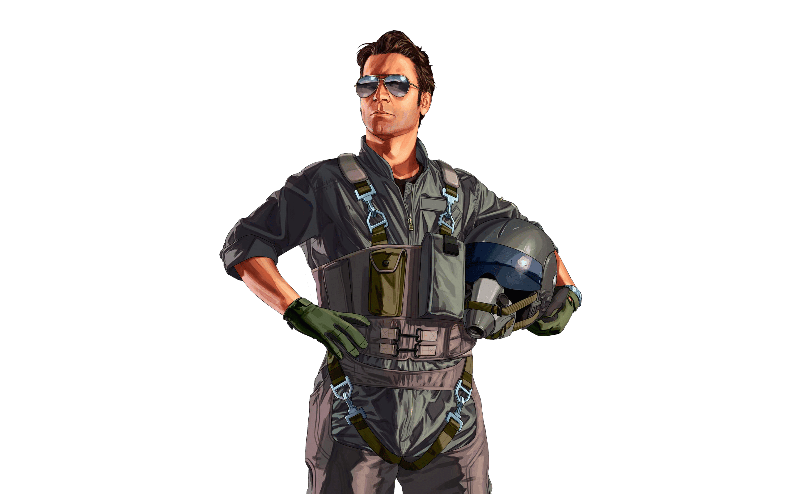Personaje en traje de vuelo